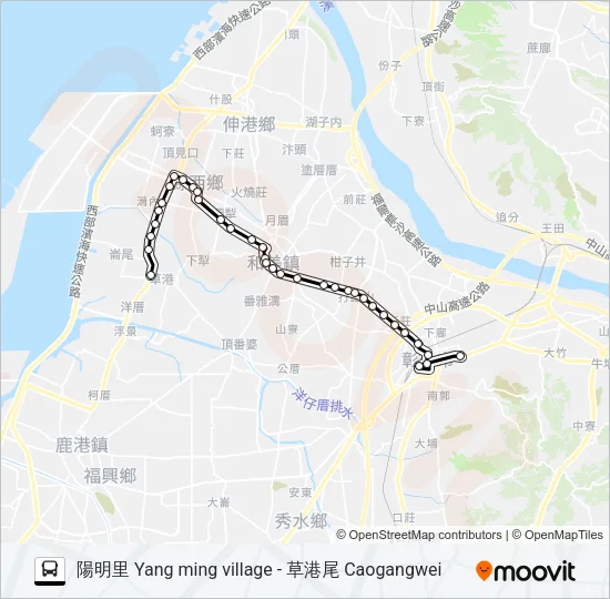 6904 Bus Line Map