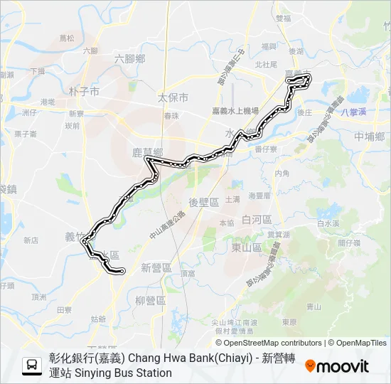 7208B Bus Line Map