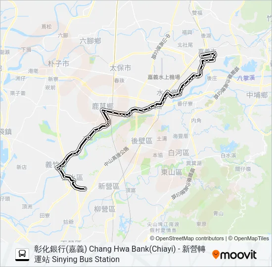 7208B Bus Line Map