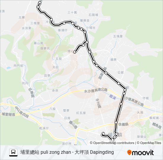 6650 bus Line Map