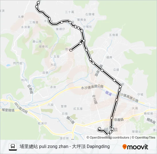 6650 Bus Line Map