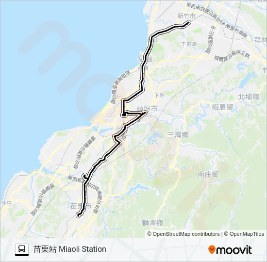 5803 Bus Line Map