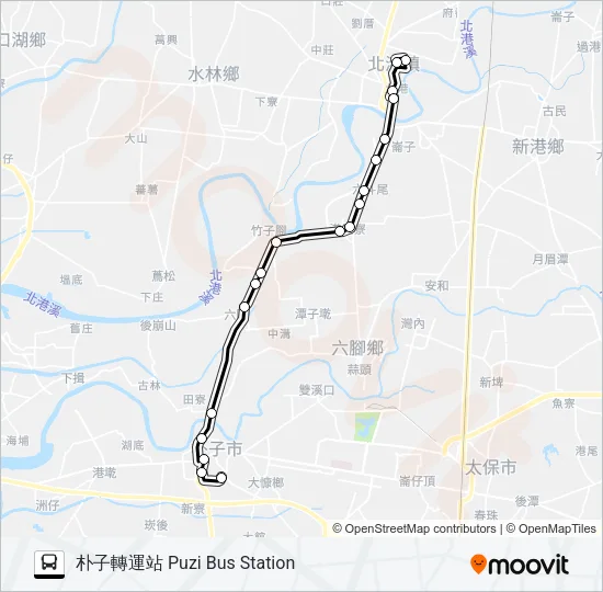 7231A Bus Line Map