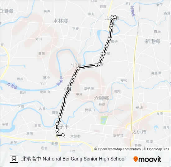 7231A Bus Line Map