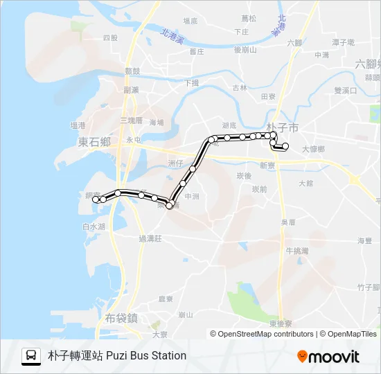 7227 Bus Line Map
