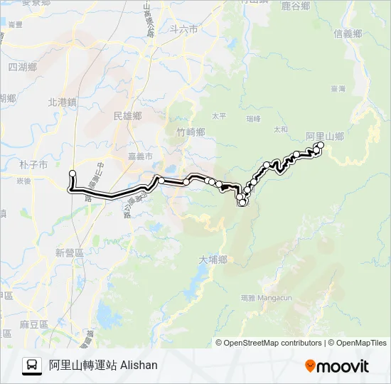 7329 Bus Line Map