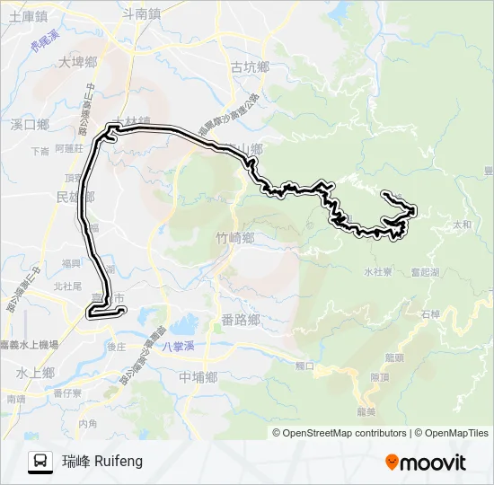 7315A Bus Line Map