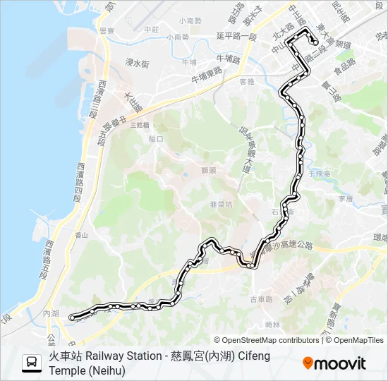 5604 Bus Line Map