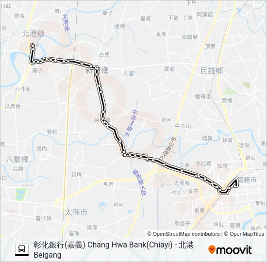 7201 Bus Line Map