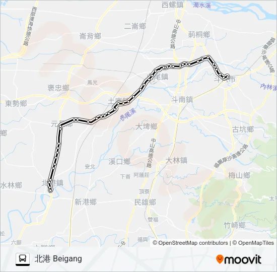 7123 Bus Line Map