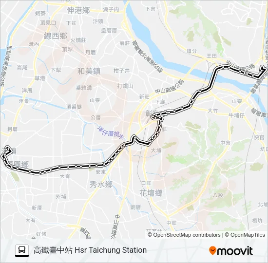 6933A Bus Line Map
