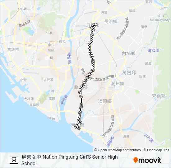 8202B Bus Line Map