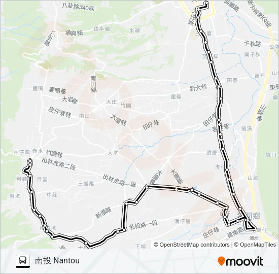 6928 Bus Line Map