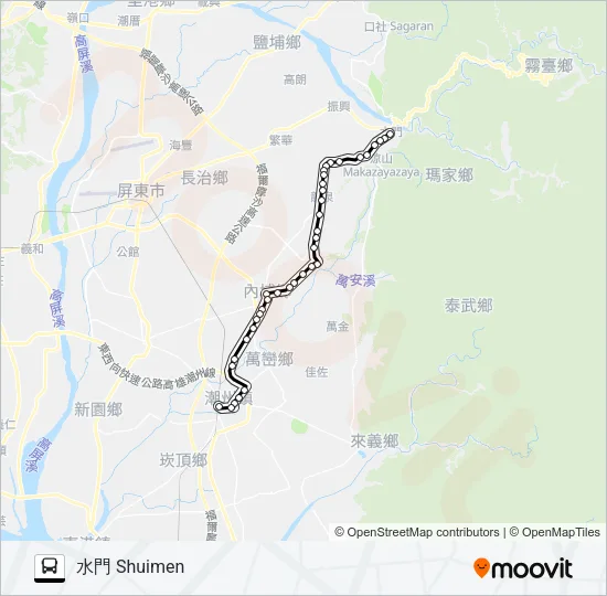 8240 Bus Line Map