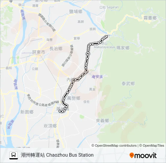 8240 Bus Line Map