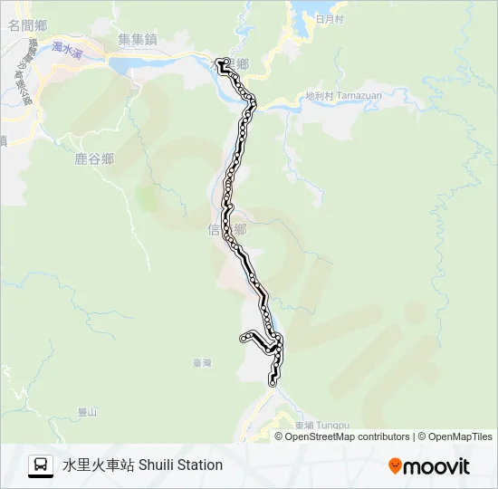 6728A Bus Line Map