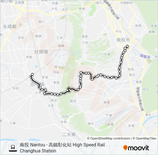 6927 Bus Line Map