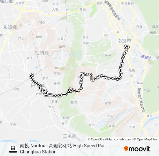 6927 Bus Line Map