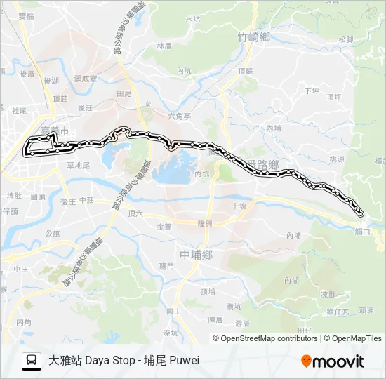 7311 Bus Line Map