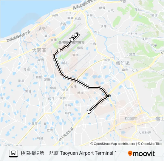 1627 Bus Line Map