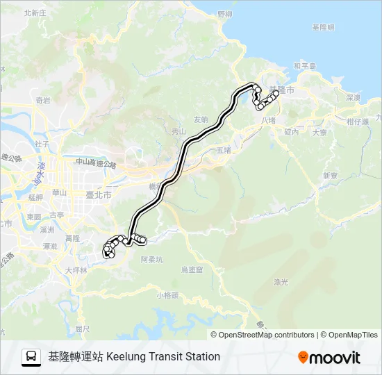 1558C Bus Line Map