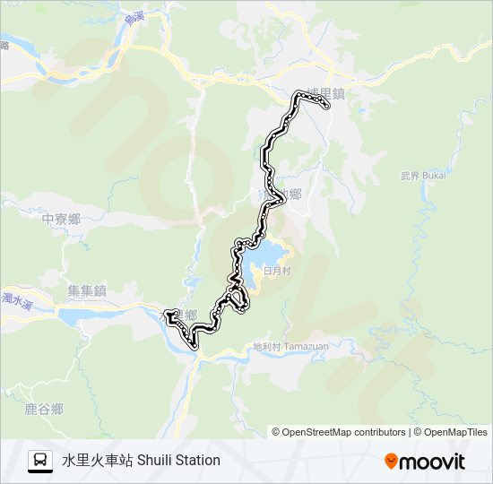 6289A bus Line Map