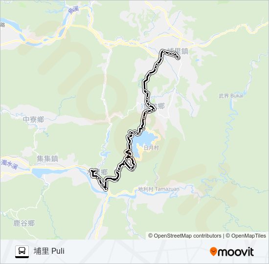 6289A bus Line Map