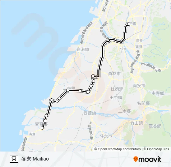 9019 Bus Line Map
