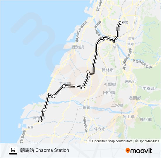 9019 bus Line Map