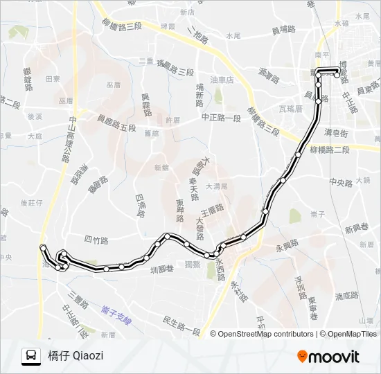 6706 Bus Line Map