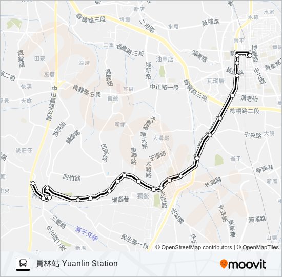 6706 bus Line Map