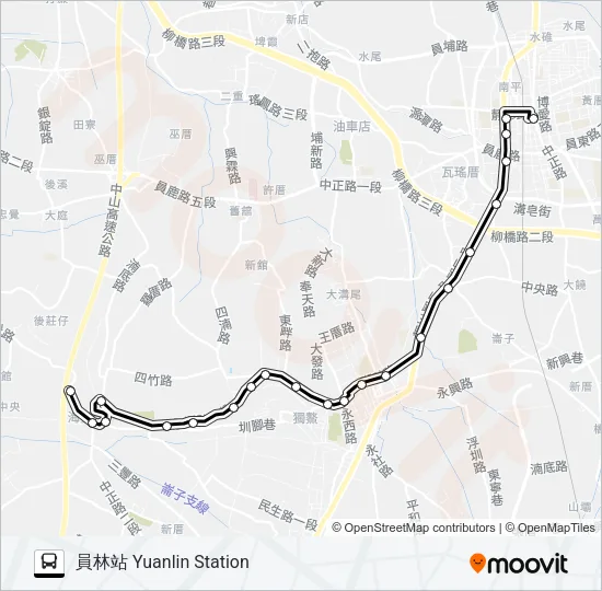 6706 Bus Line Map