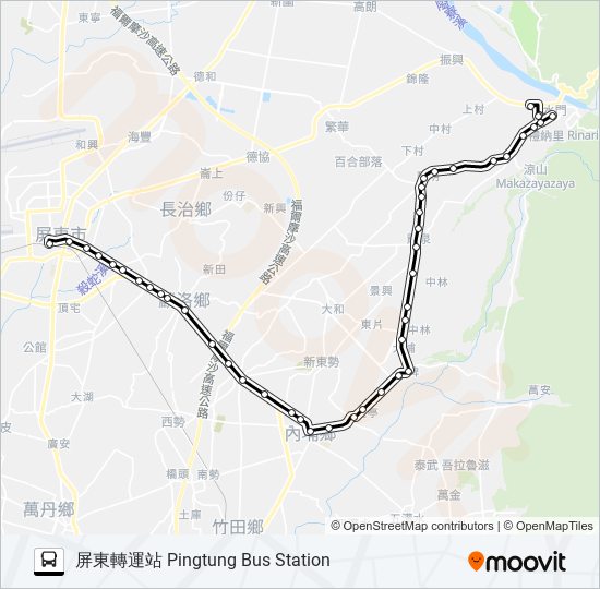 8232 bus Line Map