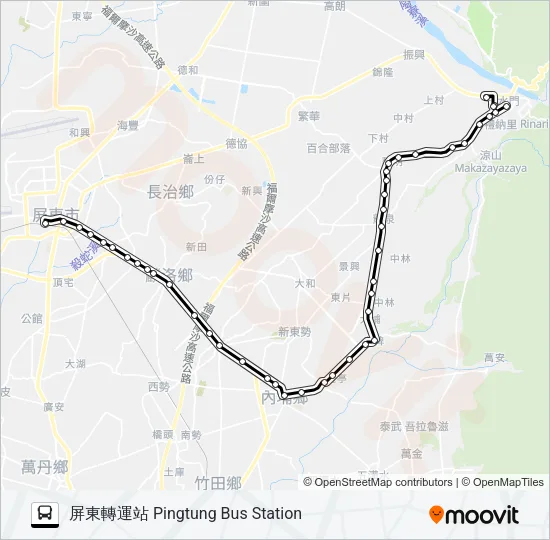 8232 Bus Line Map