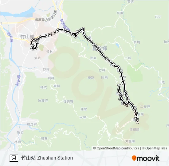 6719A Bus Line Map