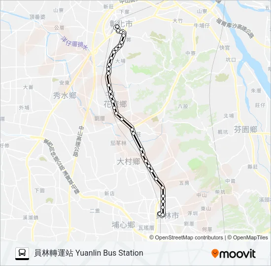 6912 Bus Line Map