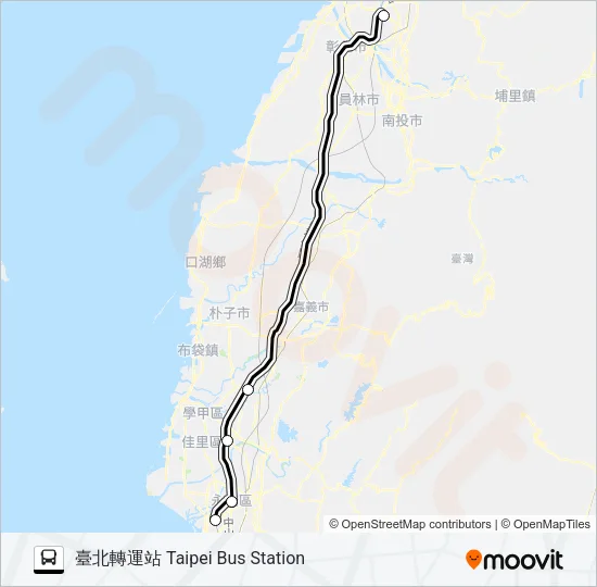 7500 Bus Line Map