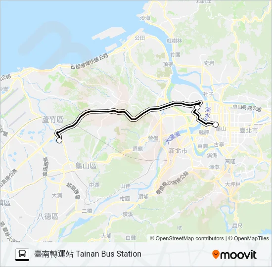7500 Bus Line Map