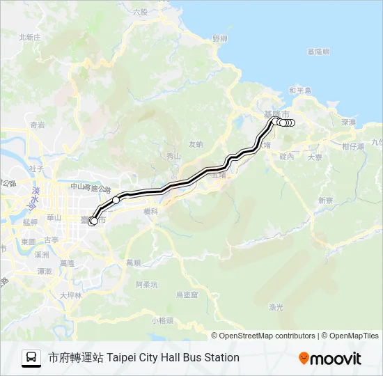 2088 Bus Line Map
