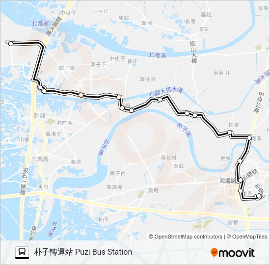 7225 Bus Line Map
