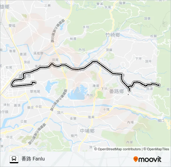 7319C Bus Line Map