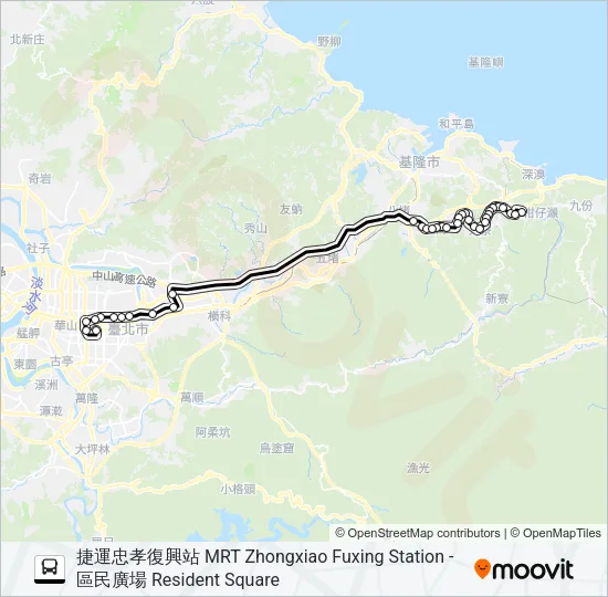 1061 Bus Line Map