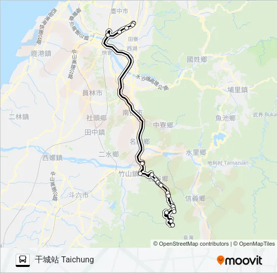 6883B Bus Line Map