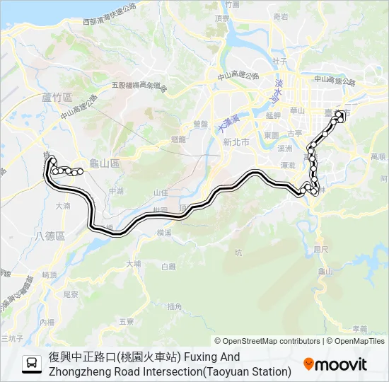9009 Bus Line Map