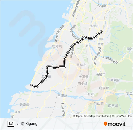 6737 Bus Line Map