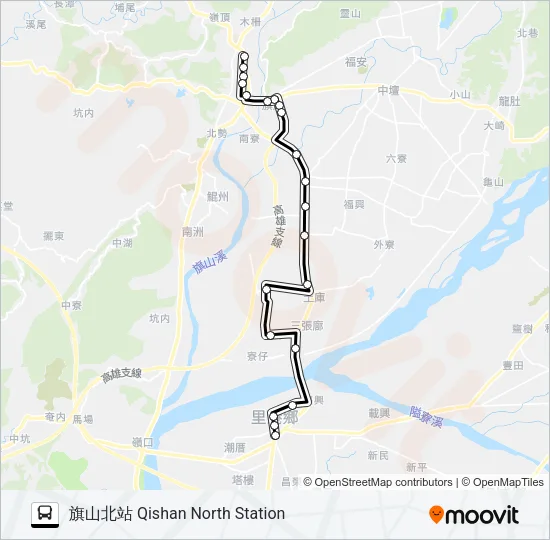 8037A Bus Line Map