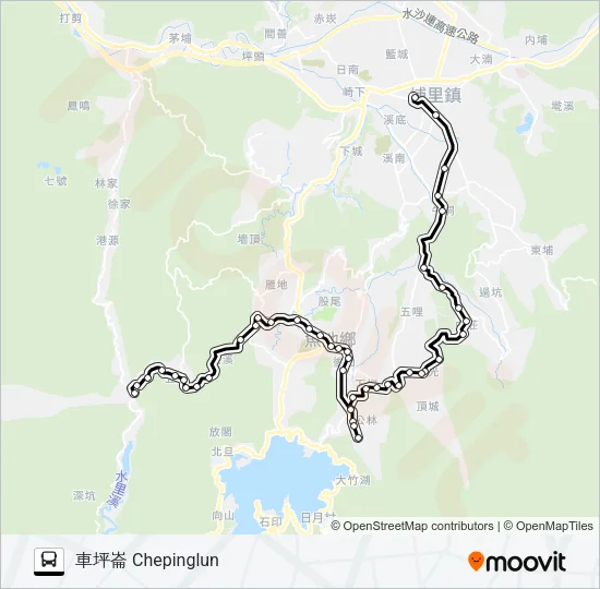 6665 Bus Line Map