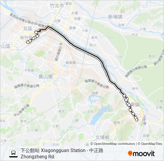 5673 bus Line Map