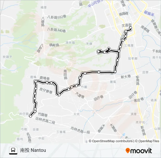 巴士6926A的線路圖
