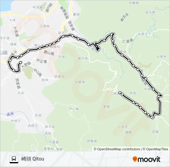 6720 Bus Line Map